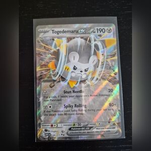 Pokemon Togedemaru ex Holographic Silver, Yellow, Black